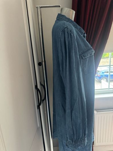 F&F long sleeve knee length denim dress size UK18/20 EU46/48 Postage included