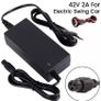 42V 2A Universal Battery Charger, 100-240VAC Power Supply for Self Balancing Scooter hoverboard charger UK Plug Image 2