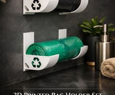 Trash Bag holder with symbol