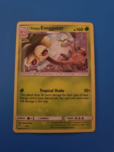 Alolan Exeggutor McDonald's 2019 Pokemon Card (2/12)