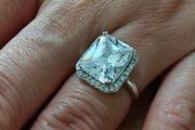 Sterling Silver Ring - Size M - Stamped for Silver (S67)