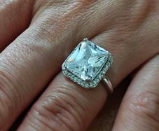 Sterling Silver Ring - Size M - Stamped for Silver (S67)