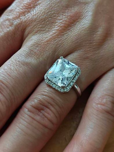 Sterling Silver Ring - Size M - Stamped for Silver (S67)