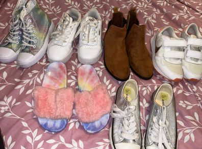 Girls runners, boots & slidders UK 2