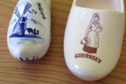 Pair of China clogs