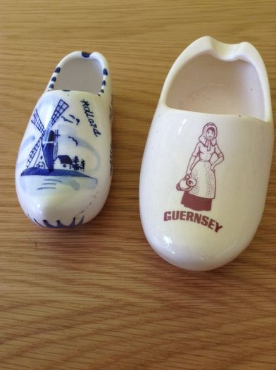 Pair of China clogs