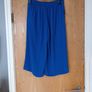 Dunnes  Stores  Royal Blue Culottes With 2 Side Pockets.   S.14. New - No Tag. Image 2