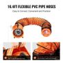 Portable Ventilator, 406.4m Heavy Duty Cylinder Fan with 5m Duct Hose, 900W Strong Shop Exhaust Blower 5175CFM Image 2