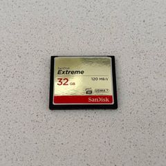 32GB SanDisk Extreme Compact Flash card