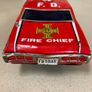 Vintage Tin Battery operated Fire Chief Image 6
