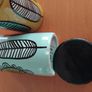 Two Freda earthenware retro style spice jars Image 4