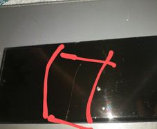 Samsung s22 ultra 256 gb good condition, but screen broken! See pics!