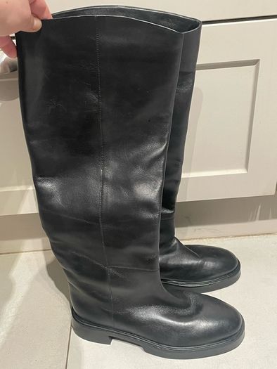 tall boots riding black women Jigsaw size 5 BNWT