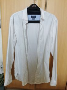 Zara Slim fit men white shirt