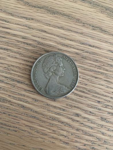 Coin Australia 1967 Queen Elizabeth II 20 Cents