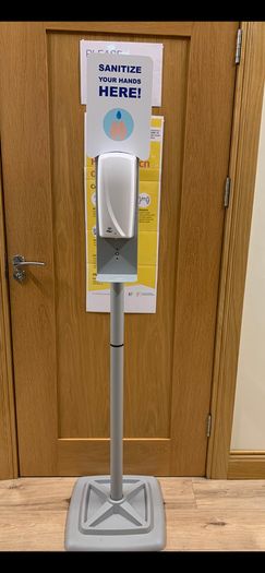 Automatic touch free hand sanitiser free standing