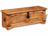 Storage Chest Rough Mango Wood