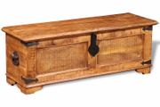 Storage Chest Rough Mango Wood