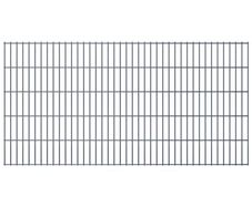 2D Garden Fence Panel 2.008x1.03 m  Grey