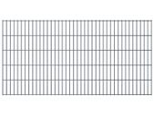 2D Garden Fence Panels 2.008x1.03 m 14 m (Total Length) Grey