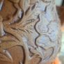 Quantock pottery jug, wild rose design no damage. Image 7