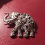 Vintage elephant brooch Image 3