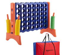 Junior BPA-Free 4-to-Score Giant Game Set with Carry Bag
