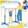 Height Adjustable Gymnastics Horizontal Bar For Kids Home Gym Training Children Junior Kip High Bar Fitness Blue Image 6