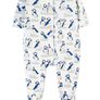Frugi Organic Cotton Puffin Babygrow Image 4