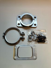 Turbo flange adapter T3 to V-band