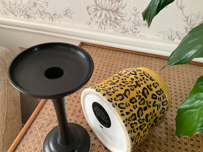 Pottery Barn Candle Holder & Decorative Jar