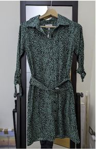 Dancing Leopard Short Dress (green)