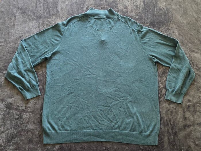 Fynch Hatton Quarter Zip Knit Jumper Mens 4XL XXXXL