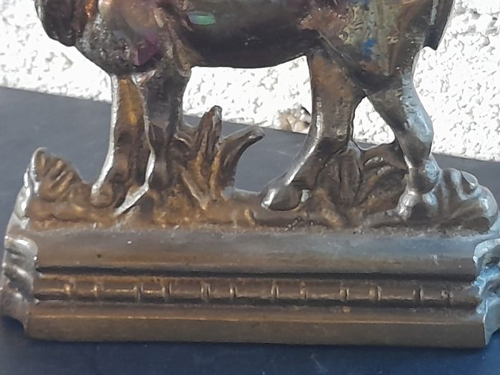 Antique Brass Stag Doorstop
