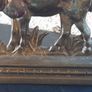 Antique Brass Stag Doorstop Image 3
