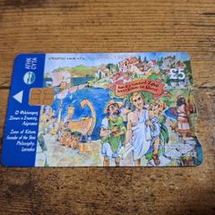 Cyprus Phonecard "Zeno of Kitium", used, 9/2002, 3 Cypriot Pound - free standard postage