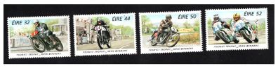 1996 Ireland Isle of Man Tourist Trophy Motorcycles Races Irish Winners Commemorative Stamps Mint Never Hinged (MNH)