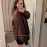 Quilted Maroon Jacket (S) Image 5