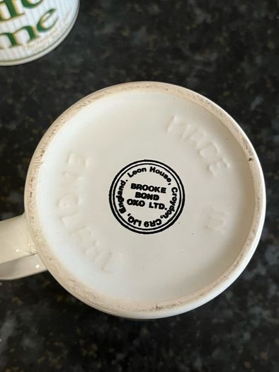 A Pair of Vintage Coffee Time Mugs