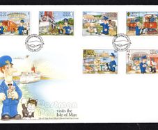 1994 Isle of Man Postman Pat Visits the Isle of Commemorative Stamps First Day Cover (FDC)