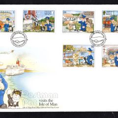 1994 Isle of Man Postman Pat Visits the Isle of Commemorative Stamps First Day Cover (FDC)