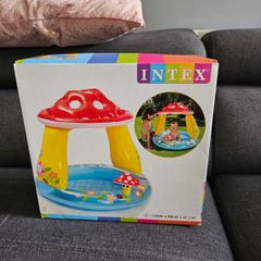 Intex paddling pool. 40 inches by 35 inches