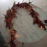 Fall/autumn + Halloween floral light up wreath long Image 2