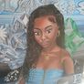 Original Painting of  Polynesian lady Image 6
