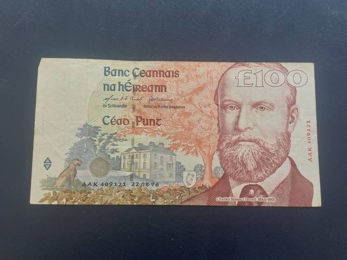 2 x parnell 100 pound notes
