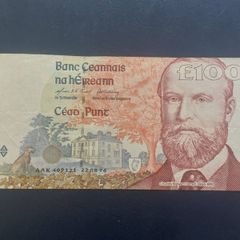 2 x parnell 100 pound notes