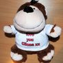 Personalised Monkey soft toy Image 2
