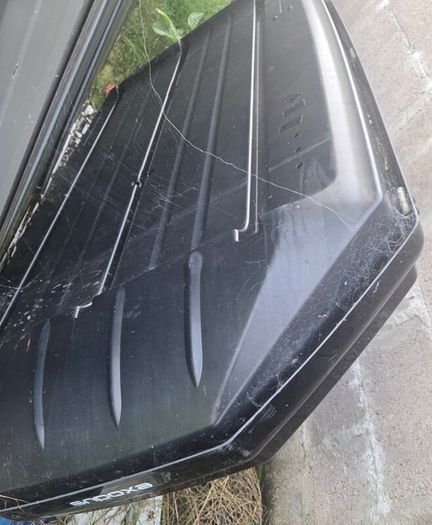 roof box and rails