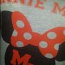 Minnie Mouse Disney grey top size L UK12 EUR40 Postage included Image 2
