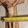 Vintage 1950s Jesus Christ Crucifix painted celluloid  15 3/4 INCHES Image 6